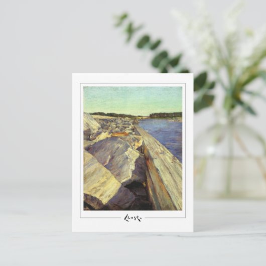 William Merritt Chase #121 - Fine Art Postcard Postkarte (Stehend Vorderseite)