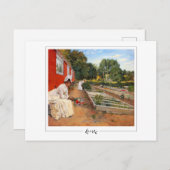 William Merritt Chase #201 - Fine Art Postcard Postkarte (Vorne/Hinten)