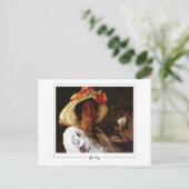 William Merritt Chase #266 - Fine Art Postcard Postkarte (Stehend Vorderseite)