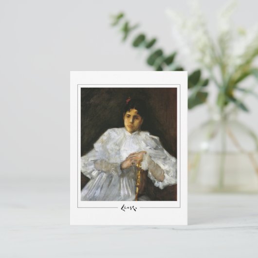 William Merritt Chase #295 - Fine Art Postcard Postkarte (Stehend Vorderseite)