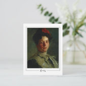 William Merritt Chase #323 - Fine Art Postcard Postkarte (Stehend Vorderseite)