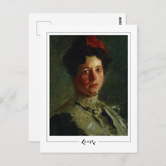 William Merritt Chase #323 - Fine Art Postcard Postkarte (Vorne/Hinten)