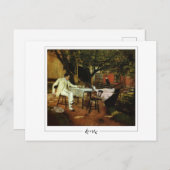 William Merritt Chase #330 - Fine Art Postcard Postkarte (Vorne/Hinten)