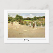 William Merritt Chase #346 - Fine Art Postcard Postkarte (Vorderseite)