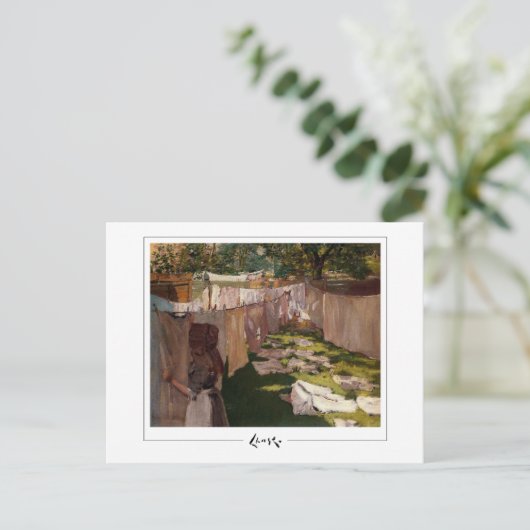 William Merritt Chase #53 - Fine Art Postcard Postkarte (Stehend Vorderseite)