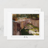 William Merritt Chase #53 - Fine Art Postcard Postkarte (Vorne/Hinten)