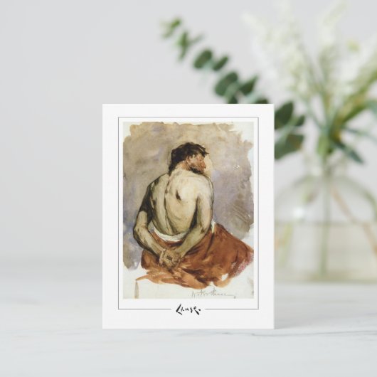 William Merritt Chase #68 - Fine Art Postcard Postkarte (Stehend Vorderseite)