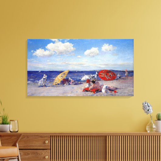 William Merritt Chase am Meer Leinwanddruck (Insitu (Wohnzimmer))