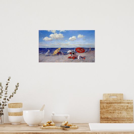 William Merritt Chase am Meer Poster (Küche)