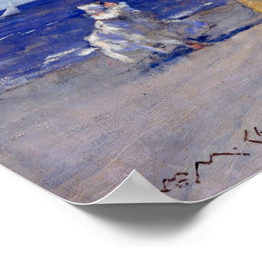 William Merritt Chase am Meer Poster (Ecke)