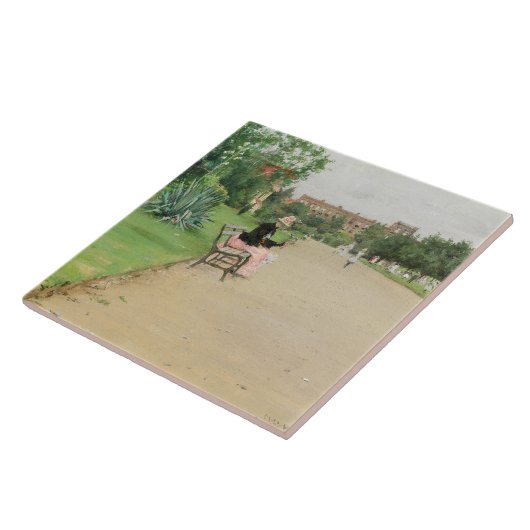 William Merritt Chase - Ein Stadtpark Fliese (Seite)