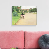 William Merritt Chase - Ein Stadtpark Leinwanddruck (Insitu (Wohnzimmer))