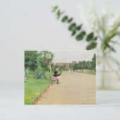 William Merritt Chase - Ein Stadtpark Postkarte (Stehend Vorderseite)