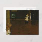 William Merritt Chase - Hide and Seek Postkarte (Vorne/Hinten)