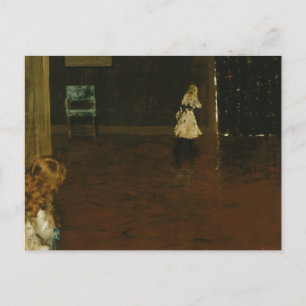William Merritt Chase - Hide and Seek Postkarte