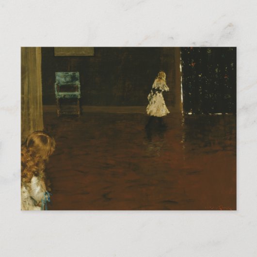 William Merritt Chase - Hide and Seek Postkarte (Vorderseite)