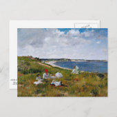 William Merritt Chase, Idle Stunden Postkarte (Vorne/Hinten)