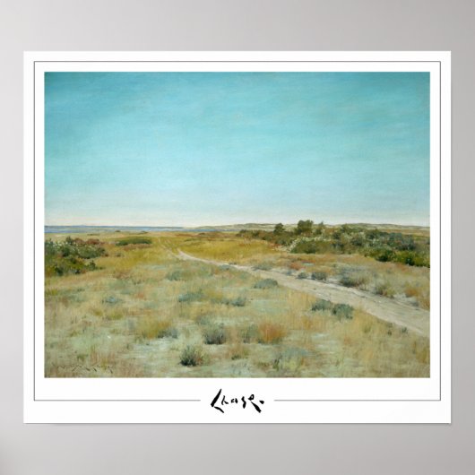 William Merritt Chase Zedign Art Poster #1 (Vorne)