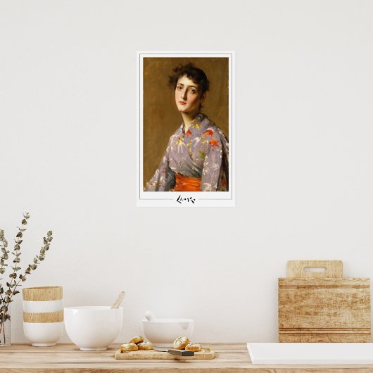 William Merritt Chase Zedign Art Poster #11 (Küche)