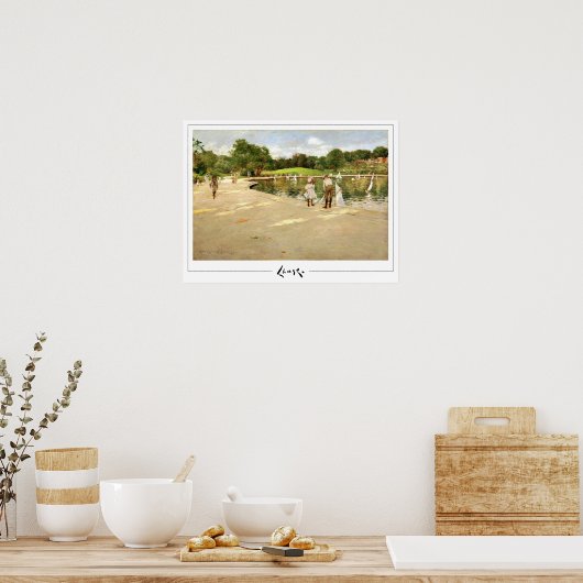 William Merritt Chase Zedign Art Poster #346 (Küche)