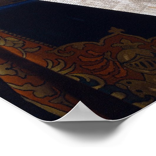 William Michael Harnett Ease Poster (Ecke)