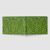 William Mirrors Acorns & oak Blätter Pattern Green Gästebuch (Voll)