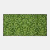 William Mirrors Acorns & oak Blätter Pattern Green Schreibtischunterlage (Vorderseite)