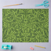 William Mirrors Acorns & oak Blätter Pattern Green Seidenpapier (Basteln)