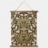 William Mirrors Acorns & Oak Leaves Autumn Garden Wandteppich Mit Holzrahmen (Vorderseite)