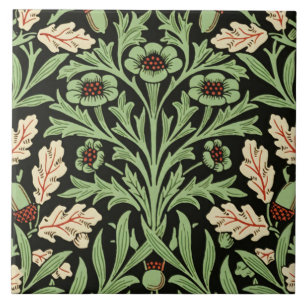 William Mirrors Acorns & Oak Leaves Sommergarten Fliese