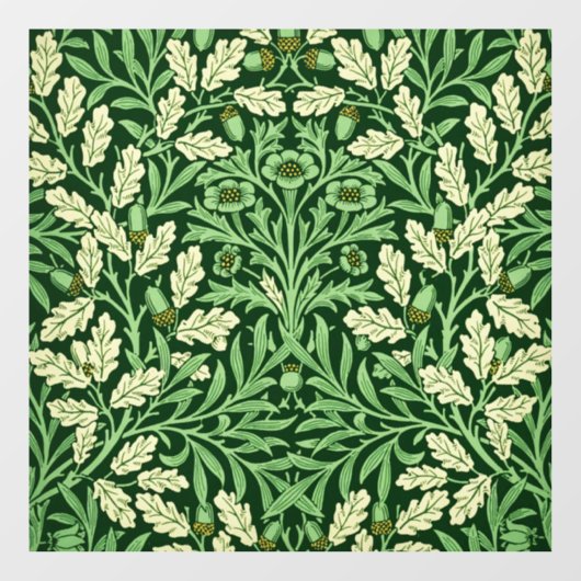 William Mirrors Acorns & Oak Leaves Spring Garden Fensteraufkleber (Blatt)