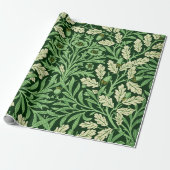 William Mirrors Acorns & Oak Leaves Spring Garden Geschenkpapier (Ungerollt)