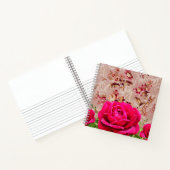 William Moris Botanisches Muster mit Foto-Rose Notizblock (Innenseite)