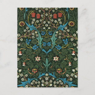 William Morris' (1834-1896) Tulpenmuster. Postkarte