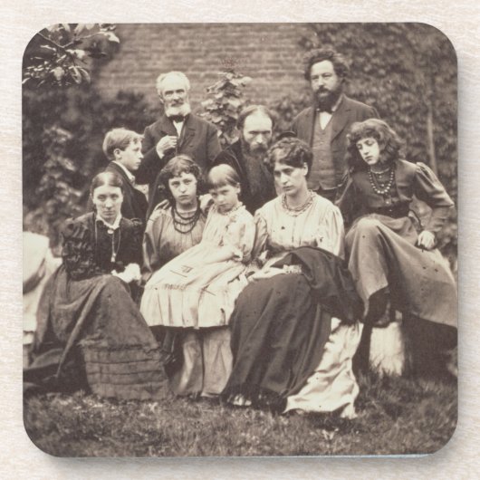 William Morris-(1834-96) Sir Edward Burne-Jones (1 Untersetzer (Vorderseite)