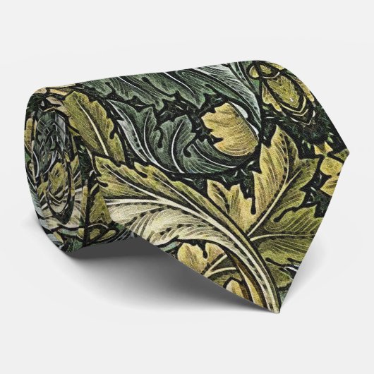 William Morris 1875 Acanthus neck Krawatte (Gerollt)