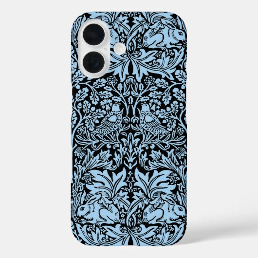 William Morris 1881 Vögel, Kaninchen-Muster Case-Mate iPhone Hülle (Rückseite)