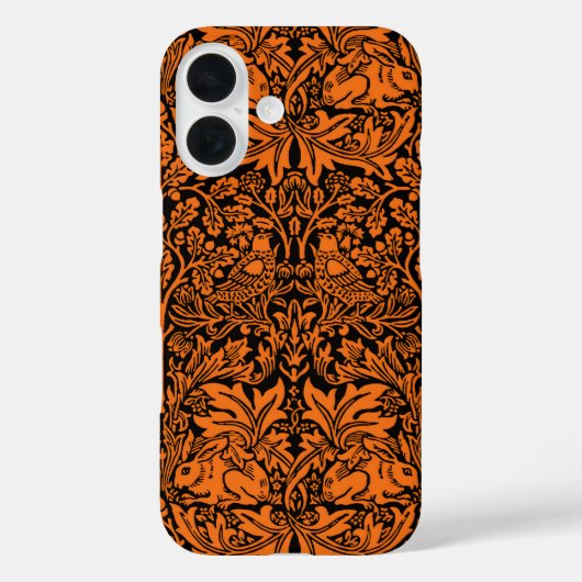 William Morris 1881 Vögel, Kaninchen-Muster Case-Mate iPhone Hülle (Rückseite)