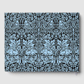 William Morris 1881 Vögel, Kaninchen-Muster Gästebuch (Rückseite)