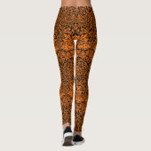 William Morris 1881 Vögel, Kaninchen-Muster Leggings (Rückseite)