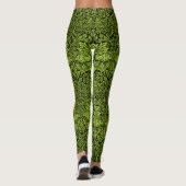 William Morris 1881 Vögel, Kaninchen-Muster Leggings (Rückseite)
