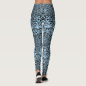 William Morris 1881 Vögel, Kaninchen-Muster Leggings (Rückseite)