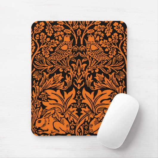 William Morris 1881 Vögel, Kaninchen-Muster Mousepad (Mit Mouse)