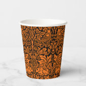 William Morris 1881 Vögel, Kaninchen-Muster Pappbecher (Rückseite)