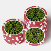 William Morris 1881 Vögel, Kaninchen-Muster Pokerchips (Stapel)