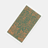 William Morris 1881 Vögel, Kaninchen-Muster Serviette (Ecke)