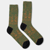 William Morris 1881 Vögel, Kaninchen-Muster Socken (Rechts)
