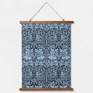 William Morris 1881 Vögel, Kaninchen-Muster Wandteppich Mit Holzrahmen