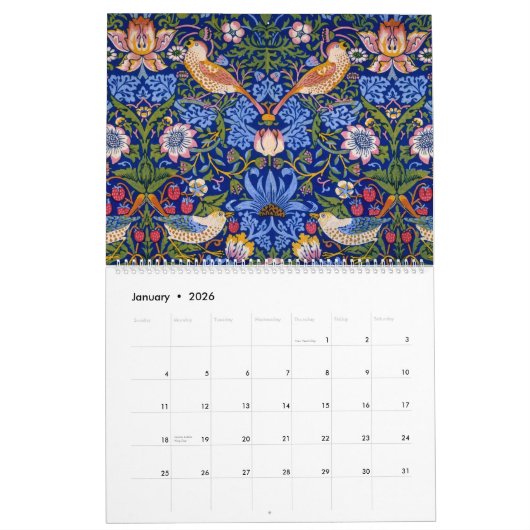 William Morris 2022 Kalender (Jan 2026)