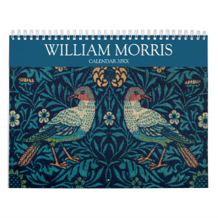 William Morris 2024 Vintage-Malerei-Muster Kalender